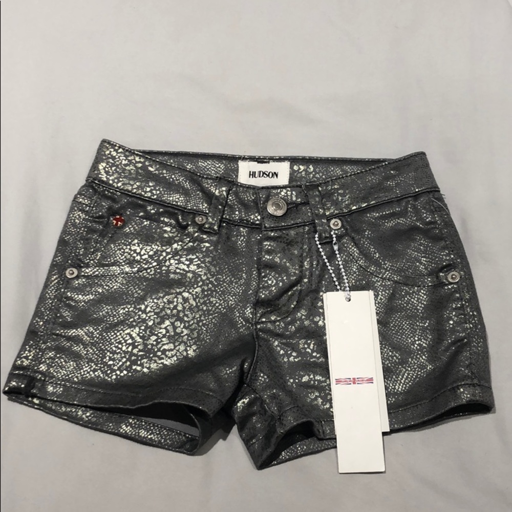 Hudson snake print shorts